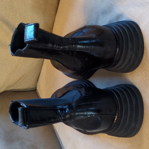 Laura Bellariva Black Leather Chelsea Boots Size 39 - Picture 7 of 14